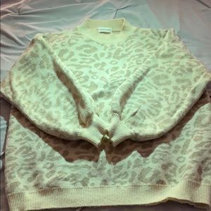Goodnight Macaroon Leopard Print Sweater